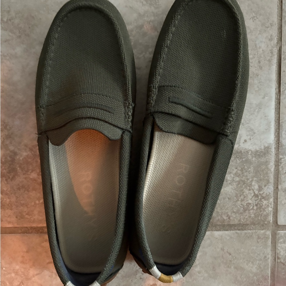 Rothy's women’s Green Loafers